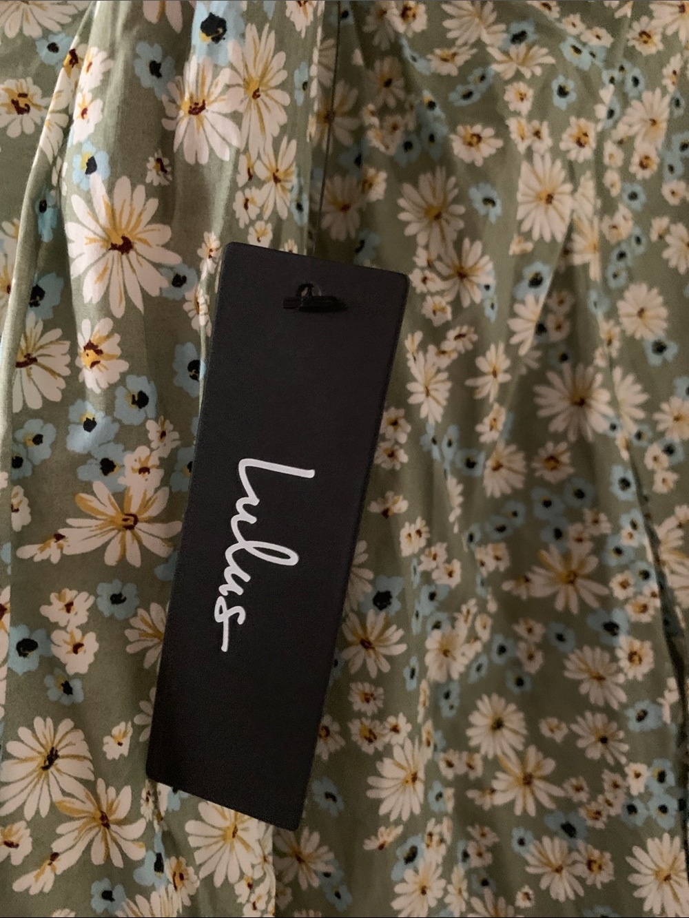 NWT Lulus Among the Meadow Sage Green Floral Print Midi Dress - Picture 4 of 16